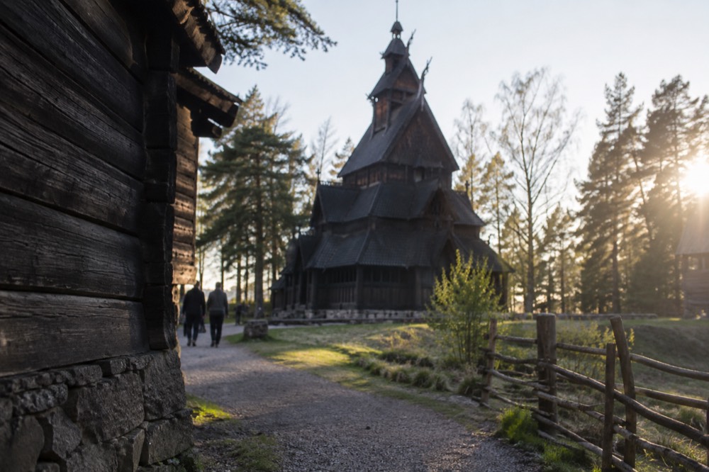 Gol Stave Church replica at Norsk Folkemuseum on Bygdøy in Oslo