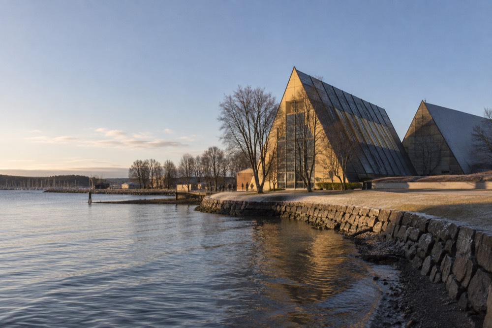 The Fram Museum building beside the Kon-Tiki Museum at Bygdøynes
