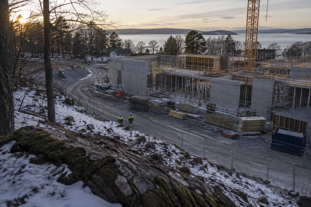 Construction site of the new Museum of the Viking Age on Bygdøy in Oslo